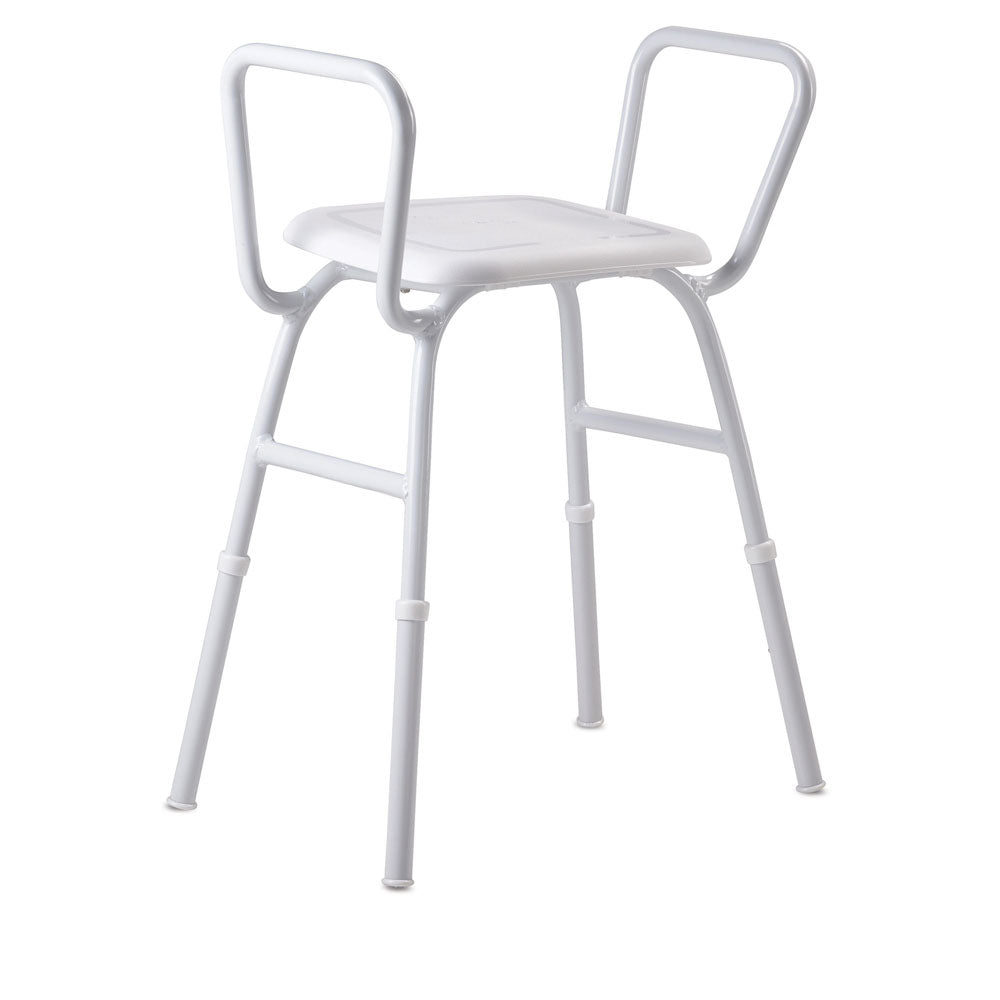 Shower Stool – Aluminium with Arms